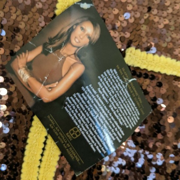 Iman Global Chic Brown Yellow Sequined Medium - Picture 4 of 9